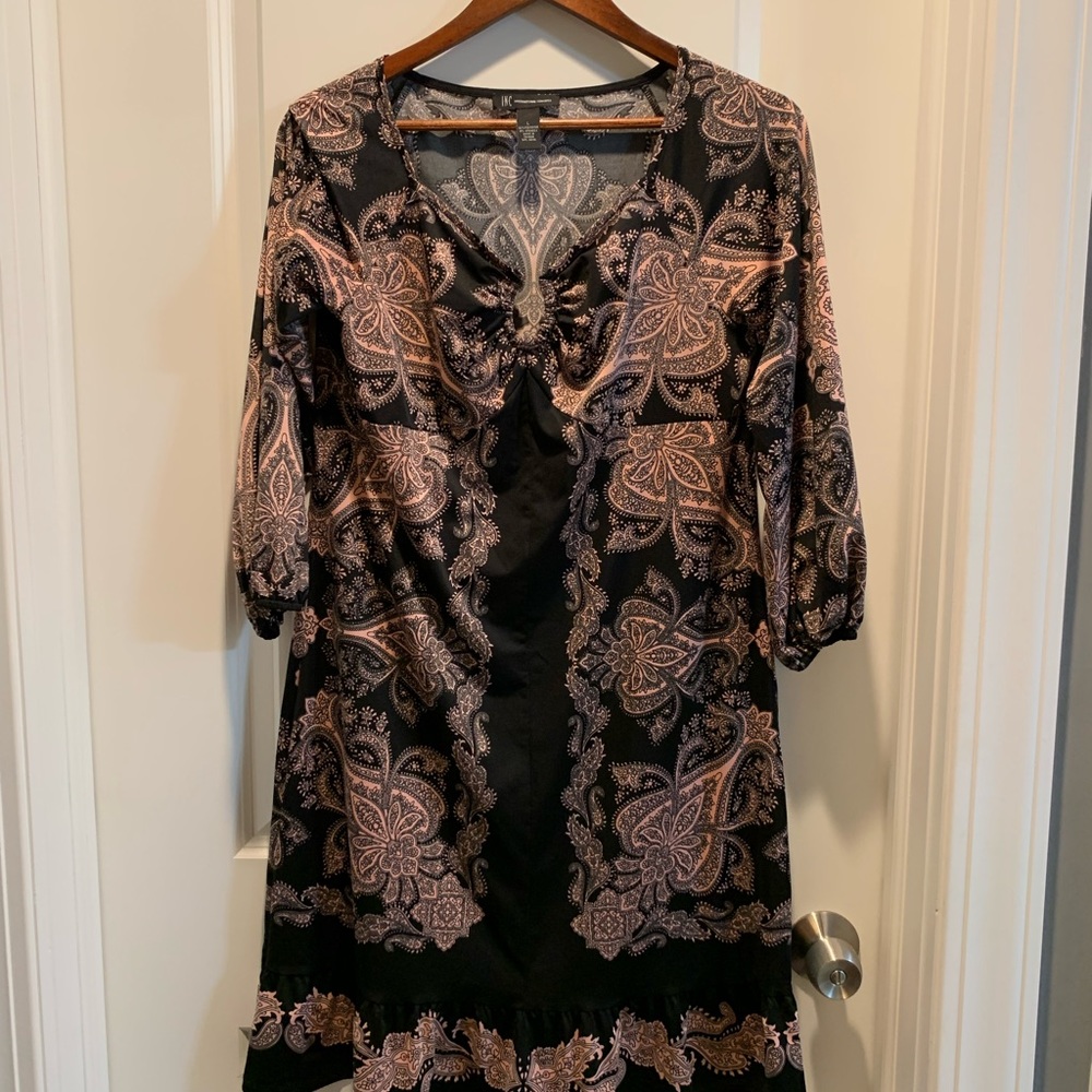 Alfani Size Large Pink/Black Dress